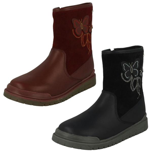 Start-rite Girls Startrite Aqua-Rite Butterfly Detailed Boots Tidal