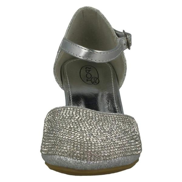 Spot On Girls Spot On Mid Heel Glittery Shoes H3082