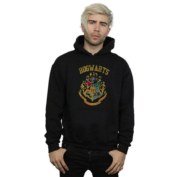 Harry Potter Mens Hogwarts Varsity Hoodie - Black