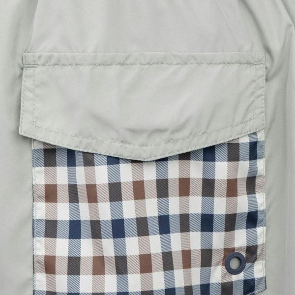 Aquascutum Active CLUB CHECK POCKET BEACH SHORT AB_B006_BB003 34 Salvia (Light Green) SWIM SHORTS MENS S