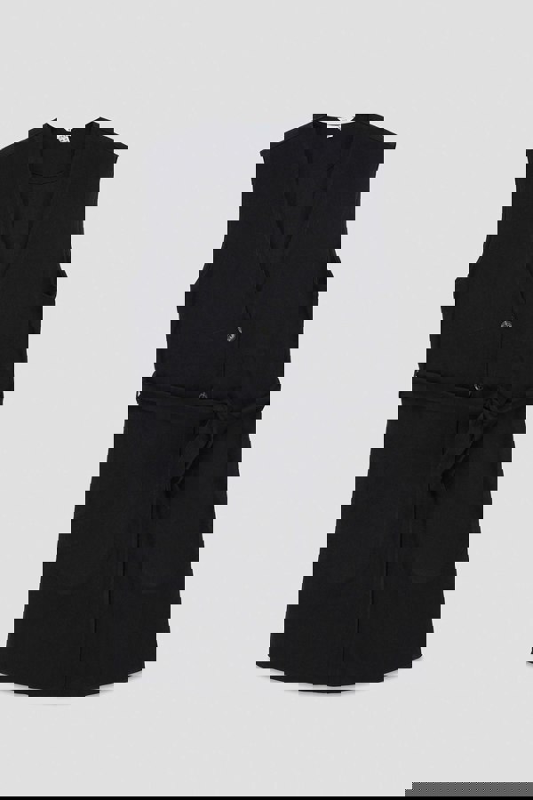 ENORSIA Womens Sleeveless Belted Coat