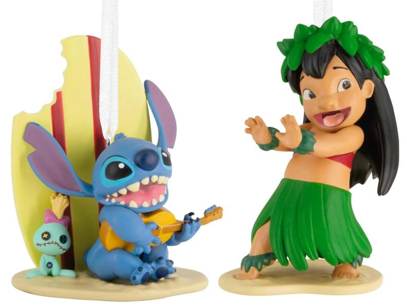 Hallmark Disney Lilo & Stitch Storied Moments - Set of 2 Lilo & Stitch Christmas Tree Ornaments