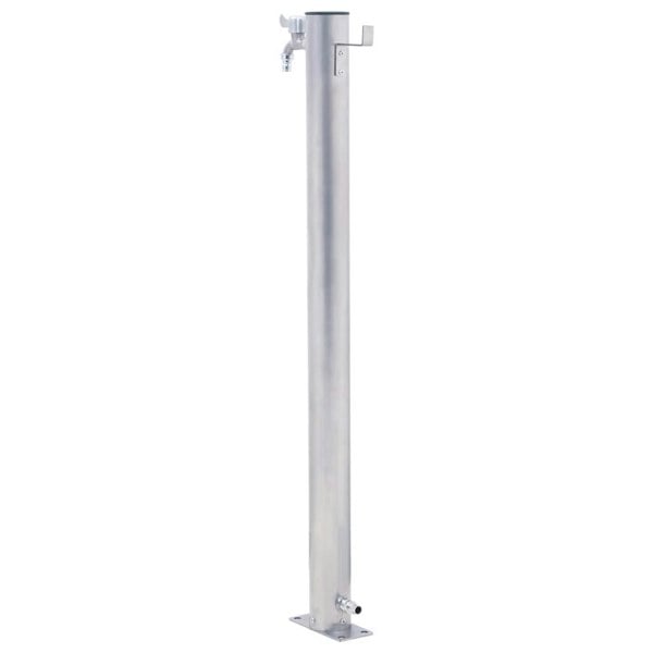 Berkfield Garden Water Column 40 cm Stainless Steel Round