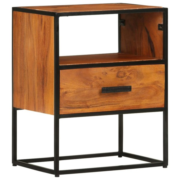 Berkfield Bed Cabinet 40x30x50 cm Solid Acacia Wood