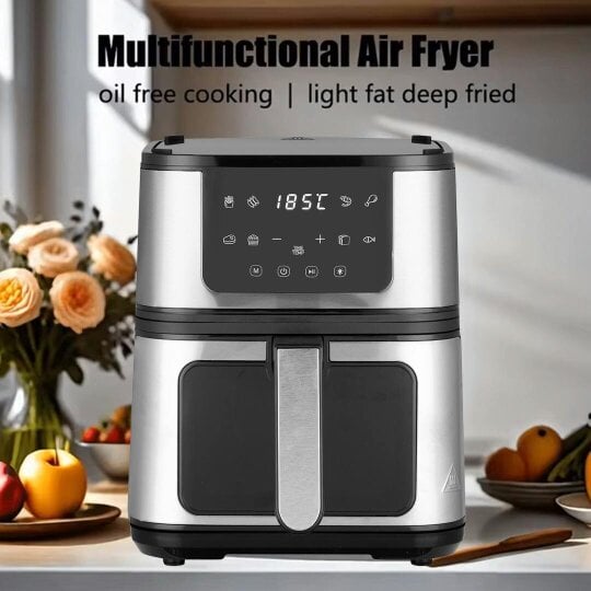 Havendro LCD Digital Air Fryer Pan-fried Steak Low Fat Oil free Oven Frying Kitchen Cook
