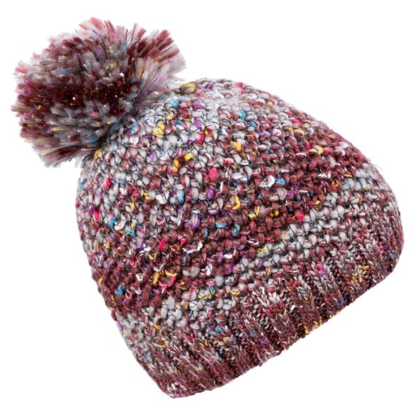 Trespass Women's Zabella Knitted Beanie - Dark Cherry