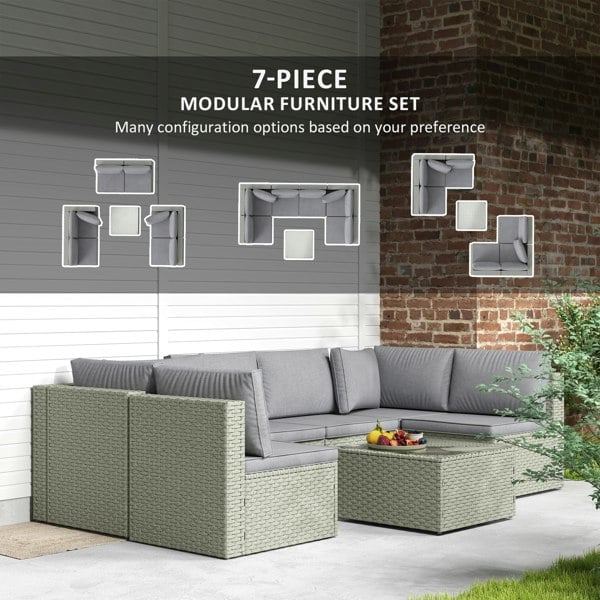 Rattan Sofa Set