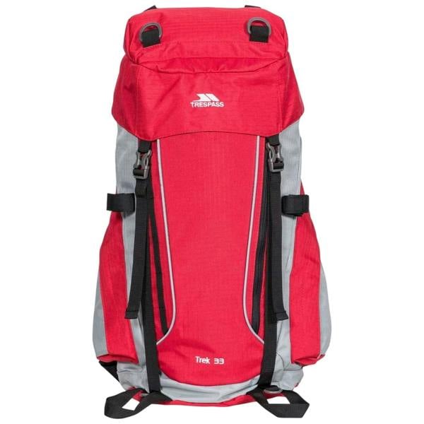 Trespass Trekking 33L Rucksack - Red Tone - 