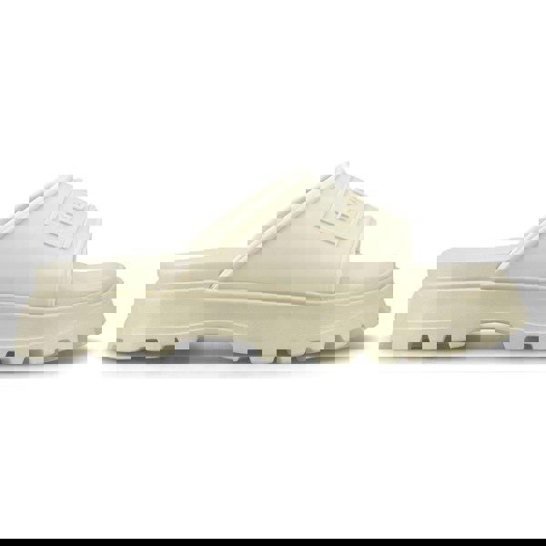 Hunter Moulded Stacked Slider Polyester Women's Gravel Slides