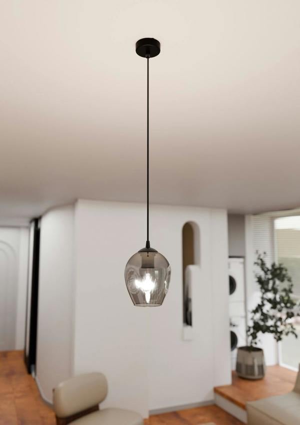 Emibig ISTAR Pendant lamp  1 x E27 Black with Graphite Shade