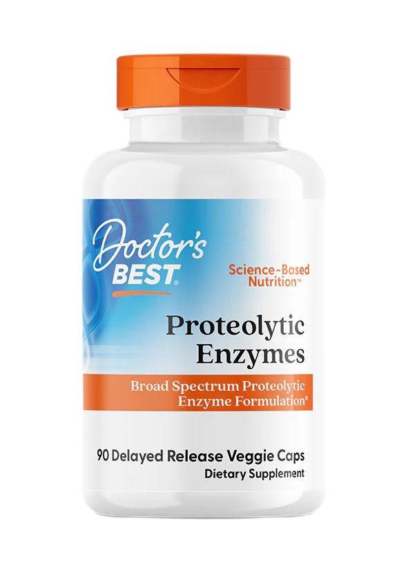 Doctor's Best Proteolytic Enzymes - 90 vcaps