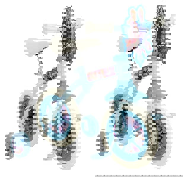 MV Frozen 2 Kids 2-In-1 10" Training Bike - Balance/Pedal w/ Stabilisers