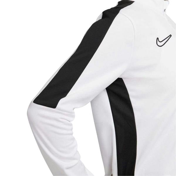 Nike Womens/Ladies Performance Zip Neck Training Sweatshirt - White/Black - 