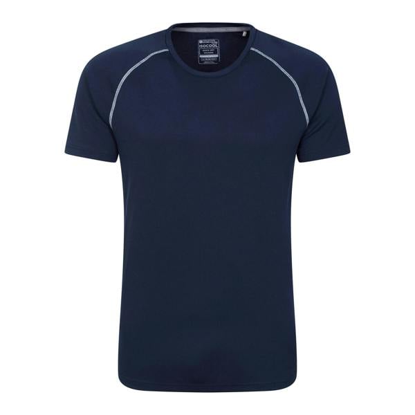Mountain Warehouse Mens Endurance Breathable T-Shirt - Navy - 