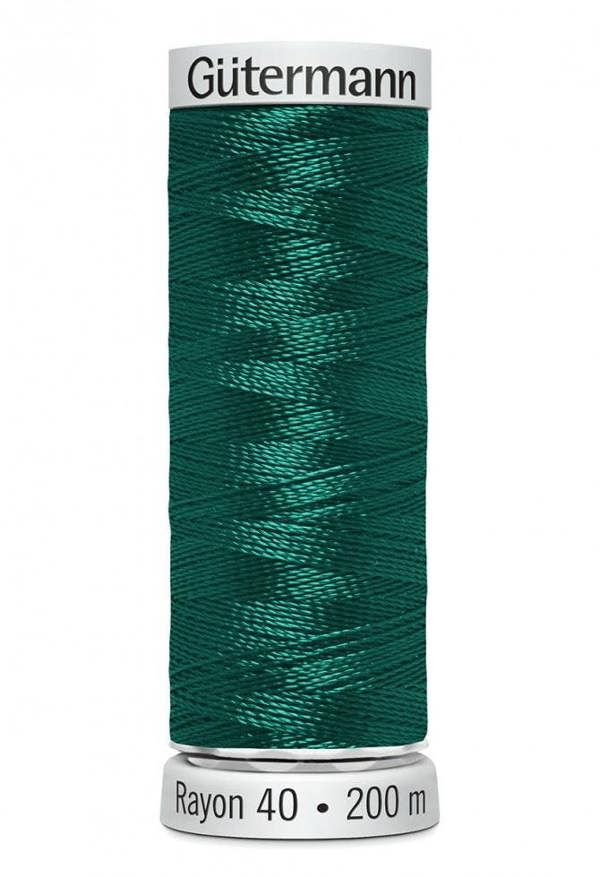 Gutermann No 40 Sulky Rayon Embroidery Thread 200m Rayon Thread Suitable For Embroidery