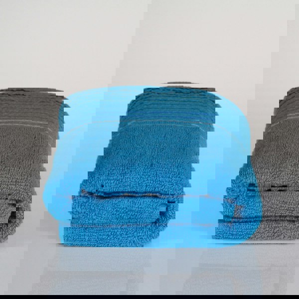 My Basic Stuff Cotton Towel Set | 450 GSM | Hand & Bath Towels | Ultra Soft & Absorbent | Turquoise