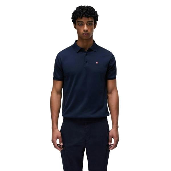 Napapijri Mens Regular Polo Shirt - Marine Blue - 