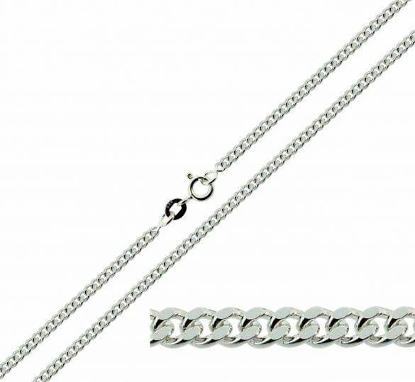 Sterling Silver 2.5mm Diamond Cut Curb Chain - Love Silver Jewellery