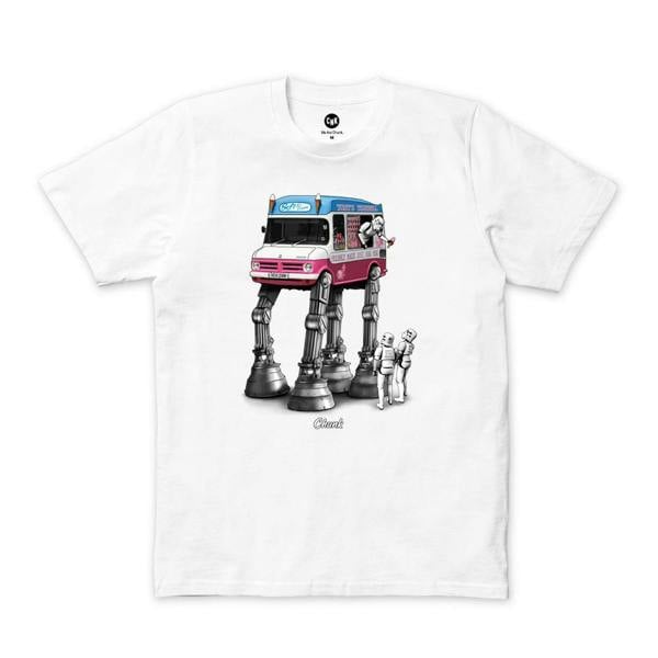 Walking Ice Cream White T-Shirt