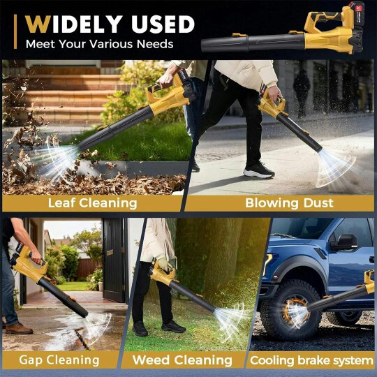 Havendro 2000W 21V Cordless Electric Leaf Blower Brushless