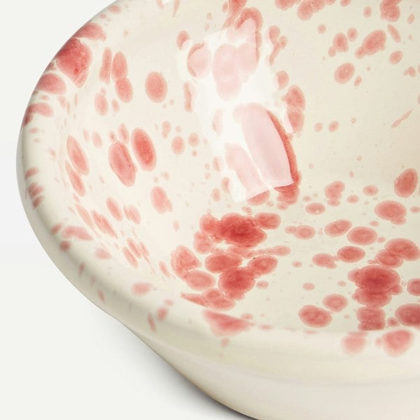 Hot Pottery Nut Bowl Cranberry