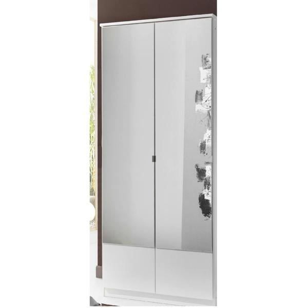 TJ's Furniture Imago  White 2 Door Wardrobe