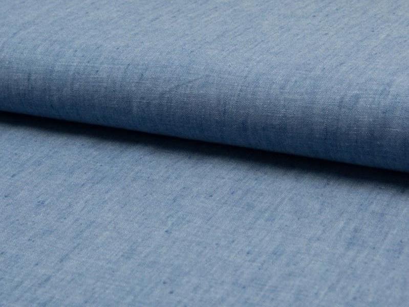 Minerva Core Range Deadstock Georgio Tweed 100% Linen Fabric - Plain Design Dressmaking Fabric, 135 cm / 54" Wide - per metre