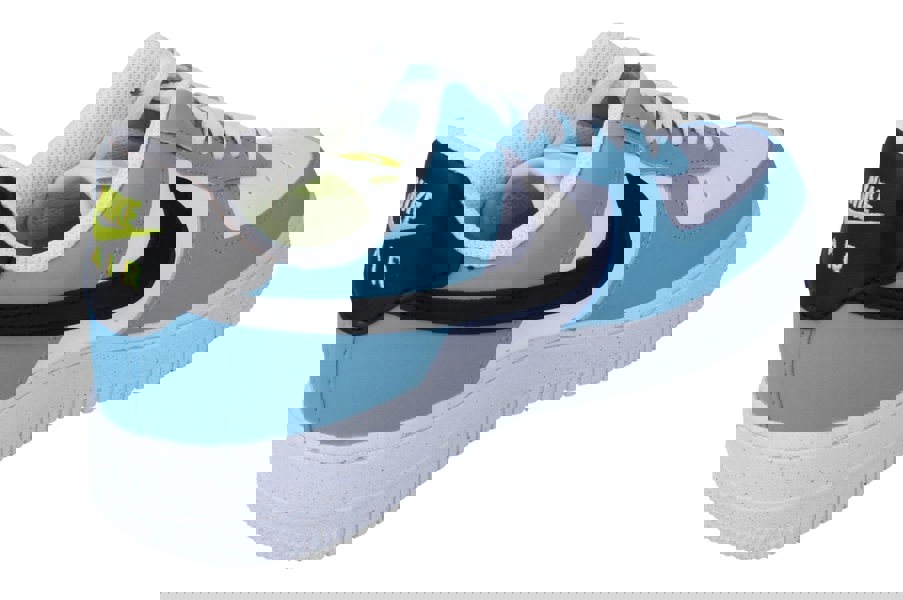 Nike Womens Air Force 1 07 Next Nature Trainers Hj9571  400 - Denim Turquoise Black White Cyber 400 - Photo 2