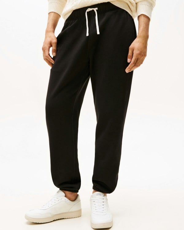 Tommy Hilfiger Essential Fleece Mens Sweatpants - Black