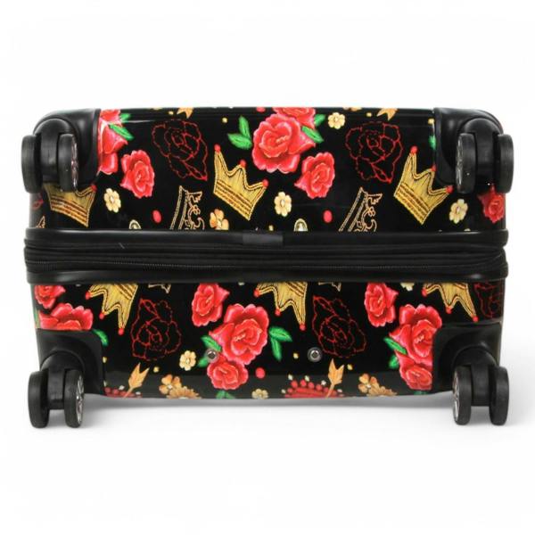Snowball Strong Expandable Hard Shell Dual 4 Wheel Suitcase Set Print Luggage Cabin Travel Bag