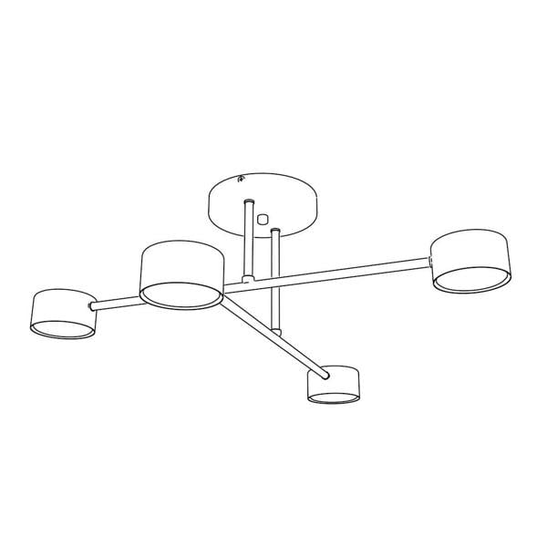 Emibig HALO Ceiling Lamp 4 x GX53 Beige