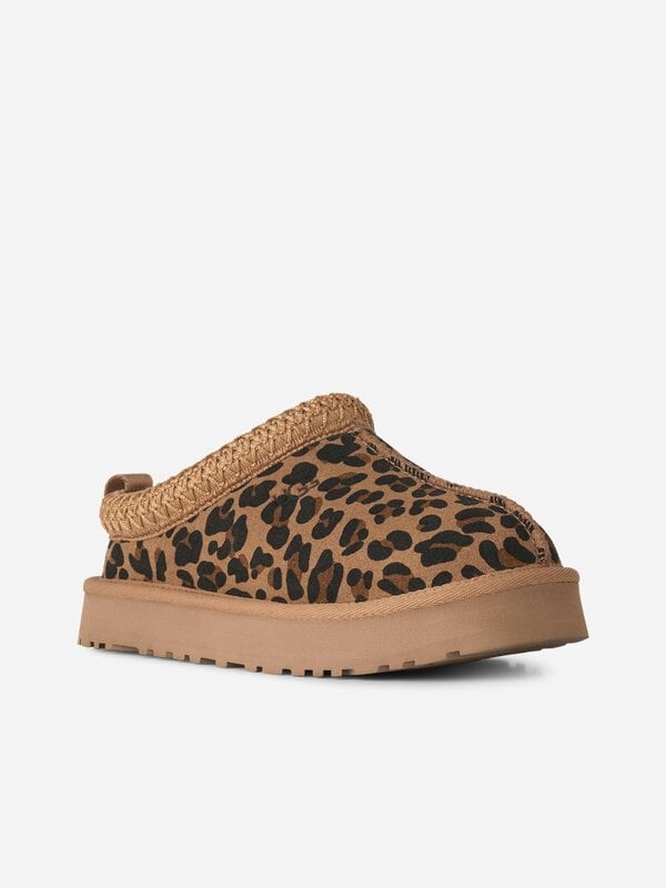 UGG Girls Tazz Spotted Slippers in Brown