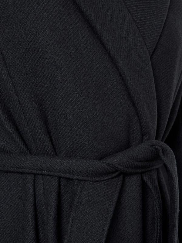 Serran London Wrap Coat - Navy