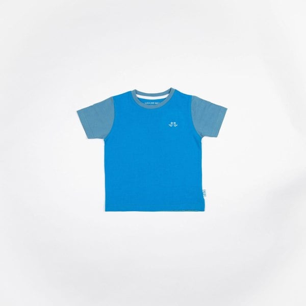 Luca and Rosa Boys Blue Jersey Lounge Tee