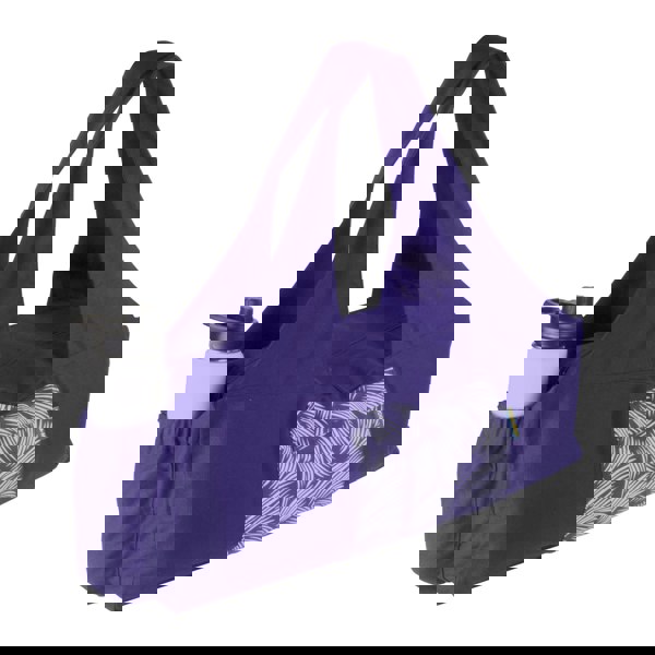 Fitness Mad Yoga Bag with Water Bottle Holder - Purple