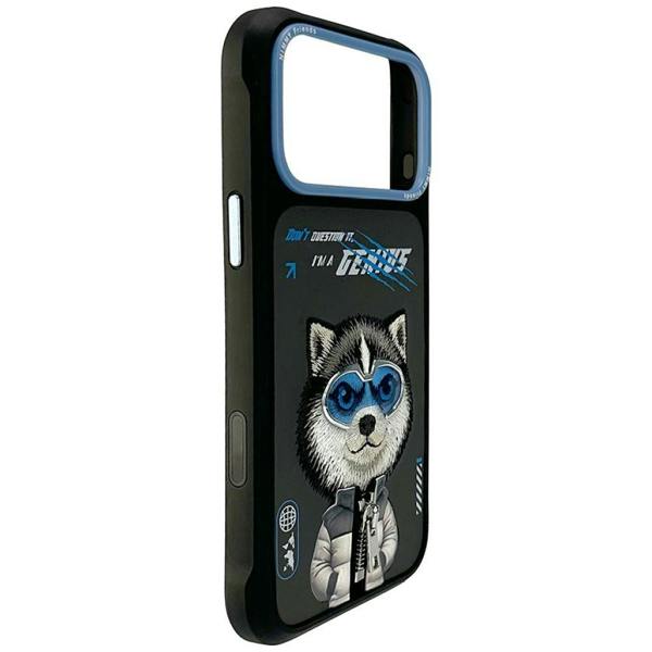 Nimmy Friends Nimmy Cool & Cute 2.0 Husky Case with MagSafe for iPhone 17 Pro 6.3" Grey Blue - N-KMLL-IP17-PRO-017-A