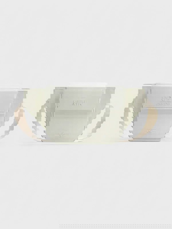 Amiri MA Crossbody Bag Leather White