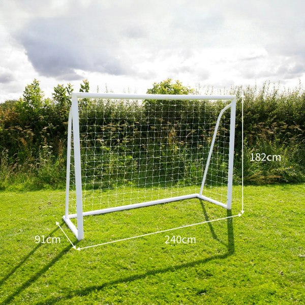 Monstershop 8 x 6ft Football Goal, Carry Case and Target Sheet