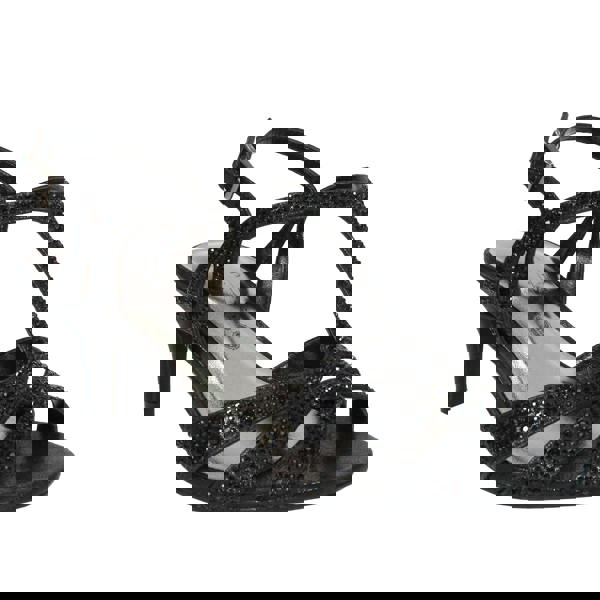 Lunar Womens/Ladies Francie Wide Sandals - Black - 