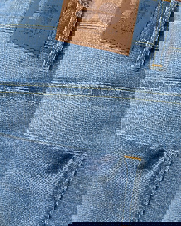 Crosshatch Riptrey Abraised Denim Shorts Light Wash