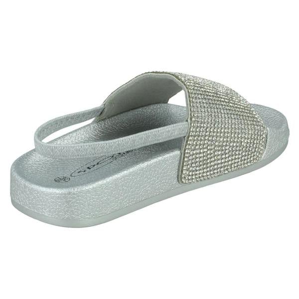 Spot On Girls Spot On Diamante Sliders H0356