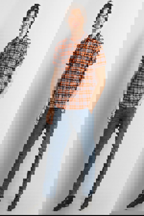 ENORSIA Mens Short Sleeve Shirt With Rib Collar