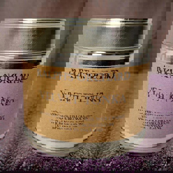 Velvet Tonka scented natural candle