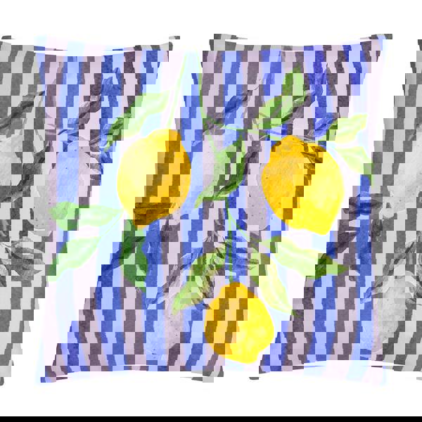 Furn Lemon Outdoor Cushion Cover - Blue/White/Yellow - 