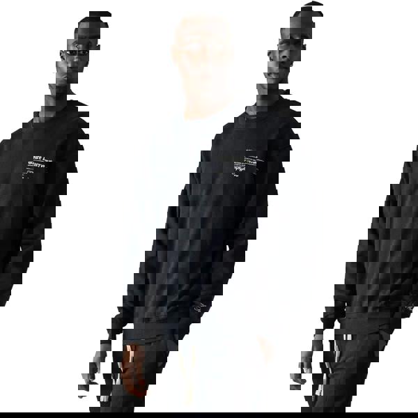 Fiftyfive Mens Logo Sweatshirt - Black