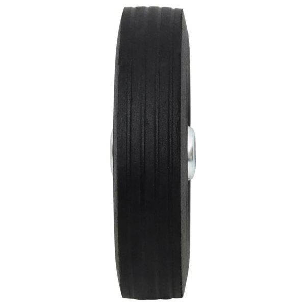 Berkfield Wheel for Jockey Wheel �_�”�_20x5 cm Solid Rubber and Steel