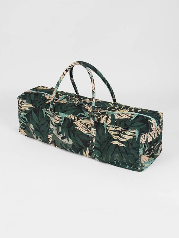 Yoga Studio GOTS Organic Cotton Designed Yoga Equipment Kit Bag - Floral Collection