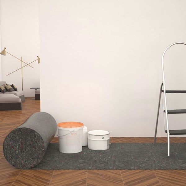 Berkfield Non-slip Painter Fleece 2 pcs 50 m 280 g/m�__ Grey