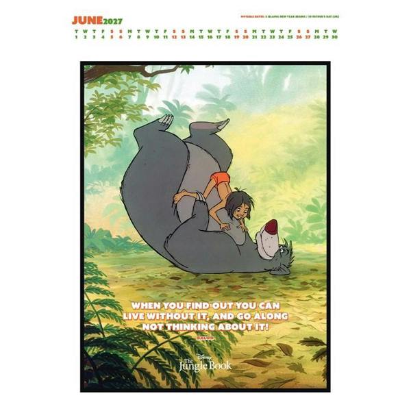 Disney Classics Collector's Edition A3 Calendar 2027, Wall Calendars, Month To View, Entertainment, Gift