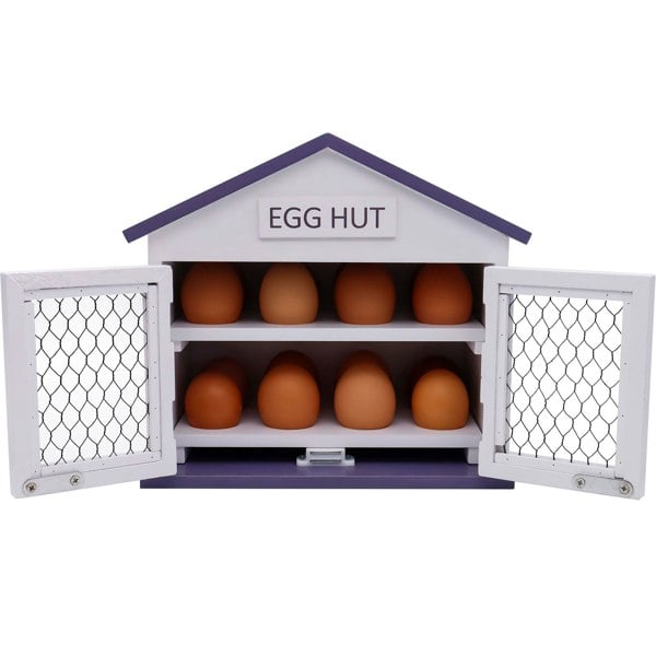 Maison des Cadeaux EGG HUT - 16 Egg Wooden Egg Holder